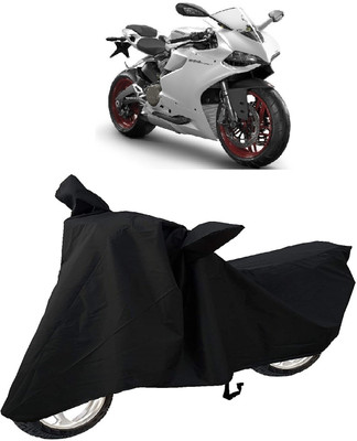 MMSSTAR Waterproof Two Wheeler Cover for Ducati(899 Panigale, Black)
