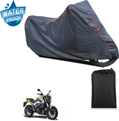 PAGORA Waterproof Two Wheeler Cover for Bajaj(Dominar, Grey)