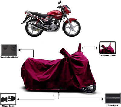 Amexride Two Wheeler Cover for Yamaha(Libero LX, Maroon)