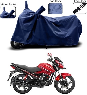 DeepShakshi AUTOMOTIVE Two Wheeler Cover for Hero(Glamour i3s, Blue)