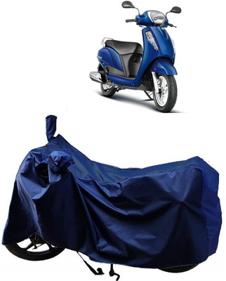 DeepShakshi AUTOMOTIVE Waterproof Two Wheeler Cover for Suzuki(Access, Blue)