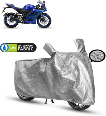 GOSHIV-car and bike accessories Two Wheeler Cover for Yamaha(Silver)