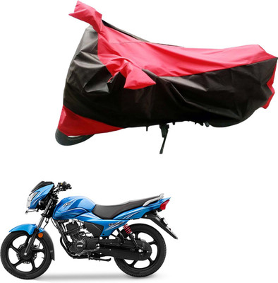 MWBB Waterproof Two Wheeler Cover for TVS(Victor GLX, Black, Blue)