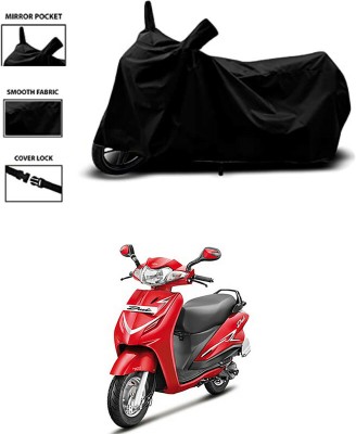 Ascension Two Wheeler Cover for Hero(Duet VX 110CC, Black)