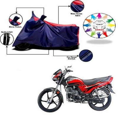 DeepShakshi AUTOMOTIVE Waterproof Two Wheeler Cover for Honda(Passion Plus, Blue, Red)