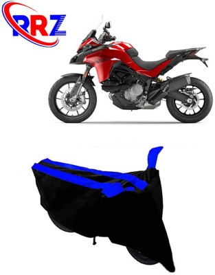 RRZ Waterproof Two Wheeler Cover for Ducati(Multistrada, Black, Blue)