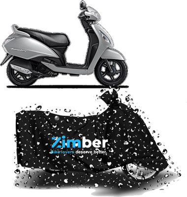 APNEK Two Wheeler Cover for TVS(Jupiter, Black)