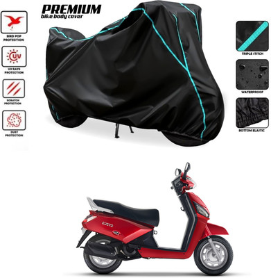 SThanaveX Waterproof Two Wheeler Cover for Mahindra(Gusto 125 BS6, Black)