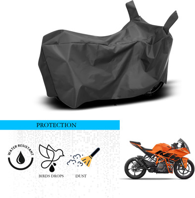 ANTHUB Waterproof Two Wheeler Cover for KTM(RC 390, Black)