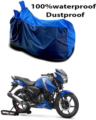 EGAL Waterproof Two Wheeler Cover for TVS(Apache RTR 160, Blue)