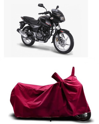 Coxtor Waterproof Two Wheeler Cover for Bajaj(Pulsar 180 BS6, Maroon)