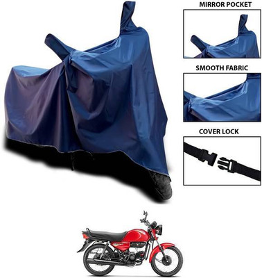RAAMKM Two Wheeler Cover for Hero(HF Deluxe i3s, Blue)
