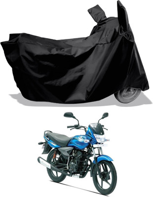 Amexride Two Wheeler Cover for Bajaj(Platina 125, Black)