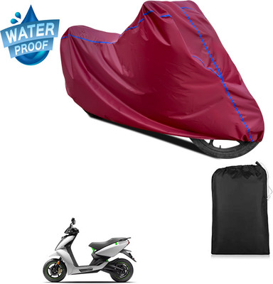GOSHIV-car and bike accessories Waterproof Two Wheeler Cover for Ather(Maroon)
