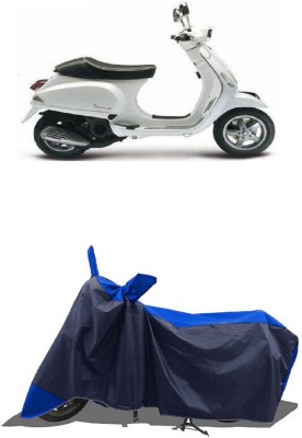 SUGASHRI Waterproof Two Wheeler Cover for Piaggio(Piaggio Vespa, Blue, Blue)