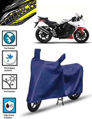 FRONCH Waterproof Two Wheeler Cover for Hyosung(GT250R, Blue)