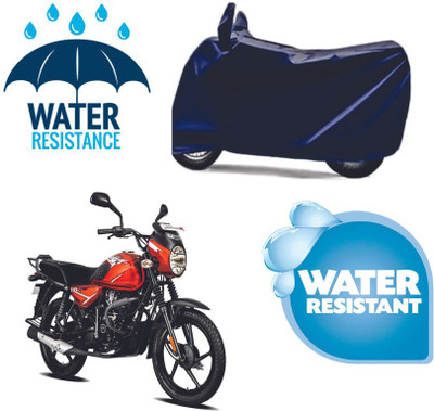 Mdstar Waterproof Two Wheeler Cover for Bajaj(CT100, Blue)