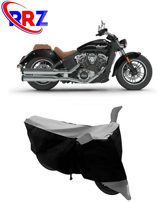 RRZ Waterproof Two Wheeler Cover for Indian(Scout, Black, Grey)
