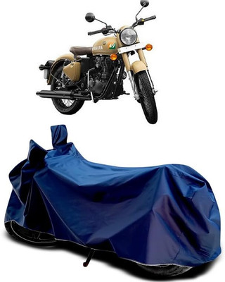 AASHTIK MART Two Wheeler Cover for Royal Enfield(Bullet 350, Blue)