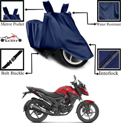 KEDIT Two Wheeler Cover for Universal For Bike(X-Blade, Blue)