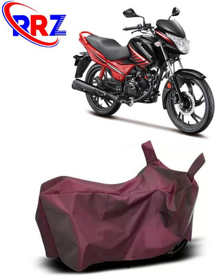 RRZ Waterproof Two Wheeler Cover for Hero(Glamour, Maroon)