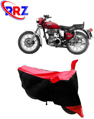 RRZ Waterproof Two Wheeler Cover for Royal Enfield(Bullet Electra Twinspark, Black, Red)