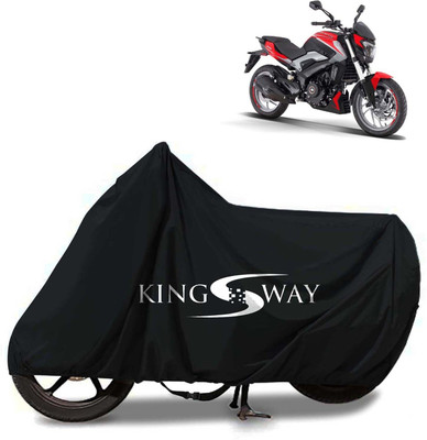 Kingsway Waterproof Two Wheeler Cover for Bajaj(Dominar 250, Black)