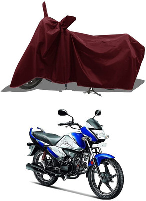 APNEK Waterproof Two Wheeler Cover for Hero(Splendor I Smart, Maroon)