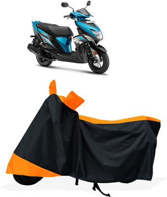 Tricway Two Wheeler Cover for Yamaha(Cygnus Ray ZR, Orange)