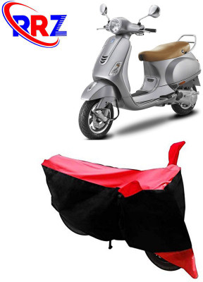 RRZ Waterproof Two Wheeler Cover for Vespa(Vespa VXL, Black, Red)