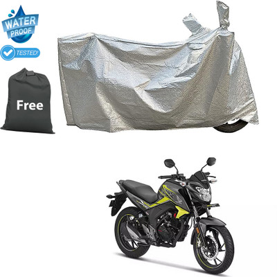 CODOKI Waterproof Two Wheeler Cover for Honda(CB Hornet 160R, Silver)