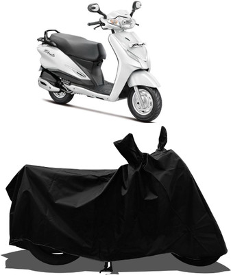 Tricway Waterproof Two Wheeler Cover for Hero(Duet VX 110CC BS6, Black)