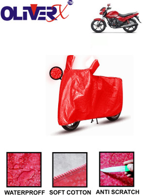 AUTOCAD Waterproof Two Wheeler Cover for Hero(Achiever, Red)