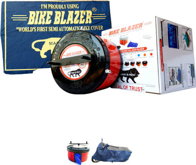 BIKE BLAZER Waterproof Two Wheeler Cover for Royal Enfield(Classic 500, Blue)