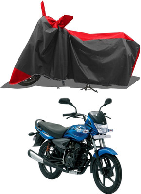 SPECTUS Two Wheeler Cover for Bajaj(Platina 100 DTS-i, Red)