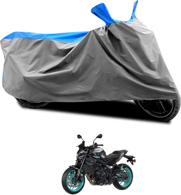 PAGORA Waterproof Two Wheeler Cover for Yamaha(MT 9, Grey, Blue)