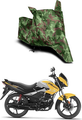 Furious3D Two Wheeler Cover for Hero(Passion Pro i3S, Multicolor)