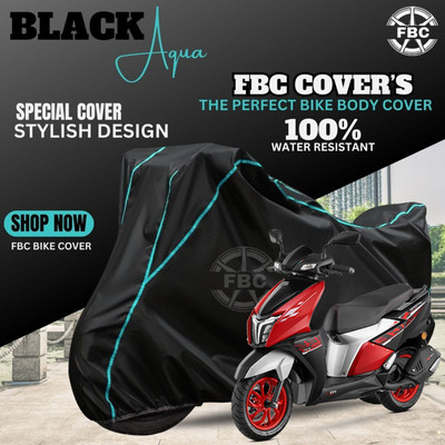 OliverX Waterproof Two Wheeler Cover for TVS(NTORQ, Black)