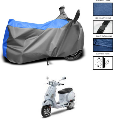 CODOKI Waterproof Two Wheeler Cover for Piaggio(SXL BS6, Grey, Blue)