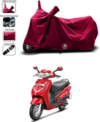 DeepShakshi AUTOMOTIVE Waterproof Two Wheeler Cover for Hero(Duet LX 110CC, Maroon)