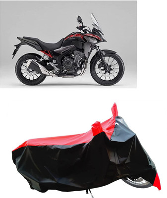 KEDIT Two Wheeler Cover for Honda(CB 400, Red)
