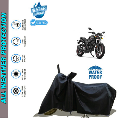 AutoGalaxy Waterproof Two Wheeler Cover for Hero(Xtreme 160 R, Black)