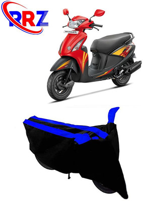 RRZ Waterproof Two Wheeler Cover for Hero(Pleasure, Black, Blue)