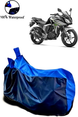 rakku Two Wheeler Cover for Yamaha(Fazer, Blue)