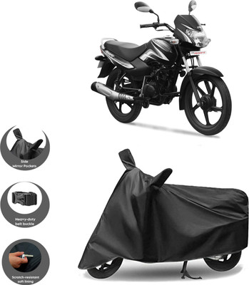 WMIZEXA Waterproof Two Wheeler Cover for TVS(Sport BS6, Black)