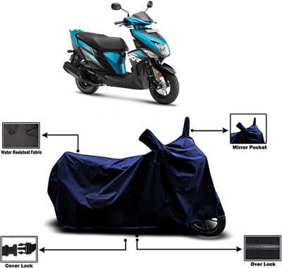 Amexride Two Wheeler Cover for Yamaha(Cygnus Ray ZR, Blue)