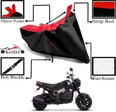 KEDIT Two Wheeler Cover for Honda(Navi, Red, Black)