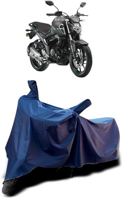 AASHTIK MART Two Wheeler Cover for Yamaha(FZS-FI, Blue)