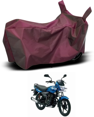 PAGORA Waterproof Two Wheeler Cover for Bajaj(Platina 125, Maroon)