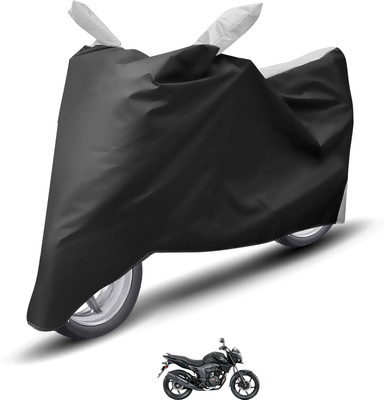 Caronix Waterproof Two Wheeler Cover for Honda(CB Trigger, Silver)